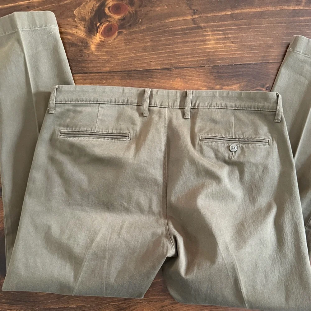 J. Crew 484 Slim Fit Stretch Chinos Olive 34x30